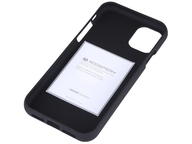 Чехол Mercury Goospery Soft Feeling для Apple iPhone 11 (черный, силиконовый)