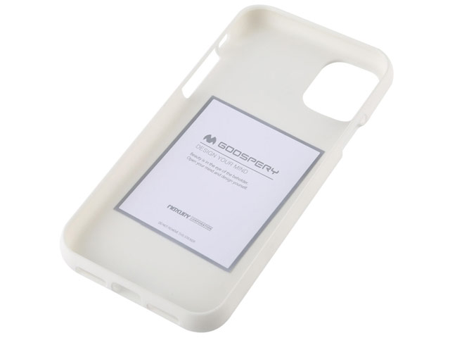 Чехол Mercury Goospery Soft Feeling для Apple iPhone 11 (белый, силиконовый)