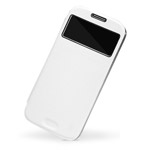 Чехол Nillkin lntelligent case для Samsung Galaxy S4 i9500 (белый, адаптер QI, кожанный)