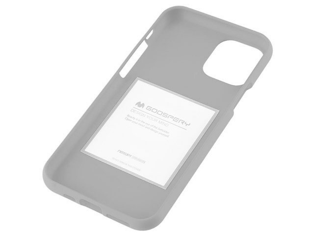 Чехол Mercury Goospery Soft Feeling для Apple iPhone 11 pro max (серый, силиконовый)
