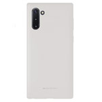 Чехол Mercury Goospery Soft Feeling для Samsung Galaxy Note 10 (белый, силиконовый)
