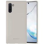 Чехол Mercury Goospery Soft Feeling для Samsung Galaxy Note 10 (серый, силиконовый)