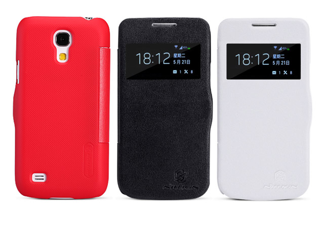 Чехол Nillkin V-series Leather case для Samsung Galaxy S4 mini i9190 (красный, кожанный)