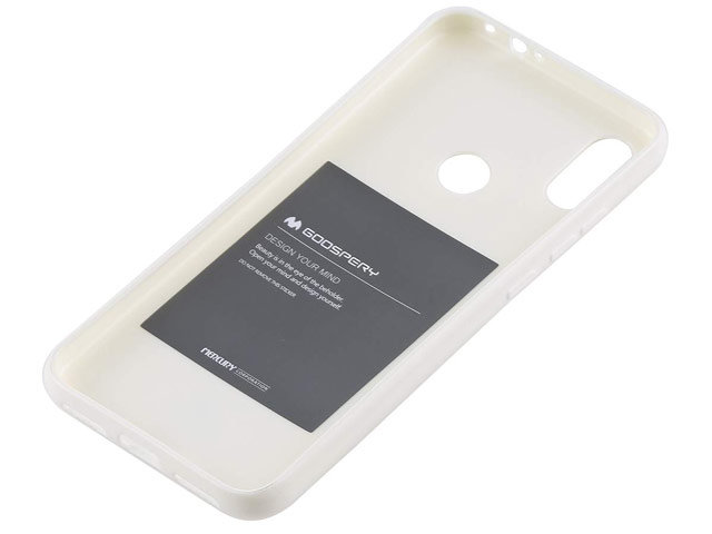 Чехол Mercury Goospery Soft Feeling для Xiaomi Redmi Note 7 (белый, силиконовый)