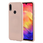 Чехол Mercury Goospery Soft Feeling для Xiaomi Redmi Note 7 (бежевый, силиконовый)