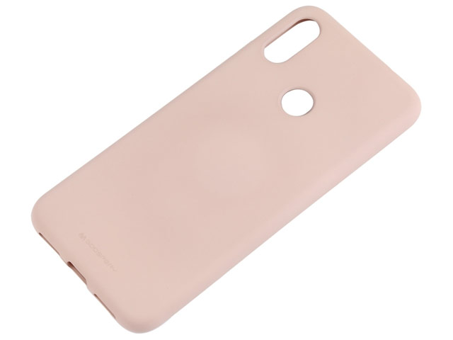 Чехол Mercury Goospery Soft Feeling для Xiaomi Redmi Note 7 (бежевый, силиконовый)