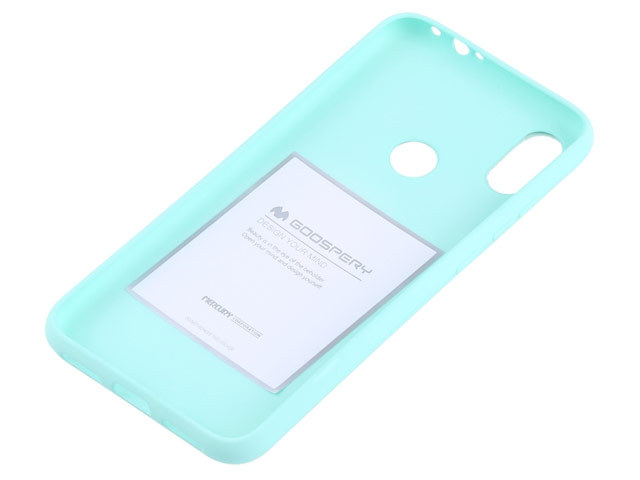 Чехол Mercury Goospery Soft Feeling для Xiaomi Redmi Note 7 (бирюзовый, силиконовый)
