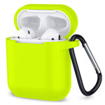 Чехол Synapse Buckle Case для Apple AirPods (салатовый, силиконовый)