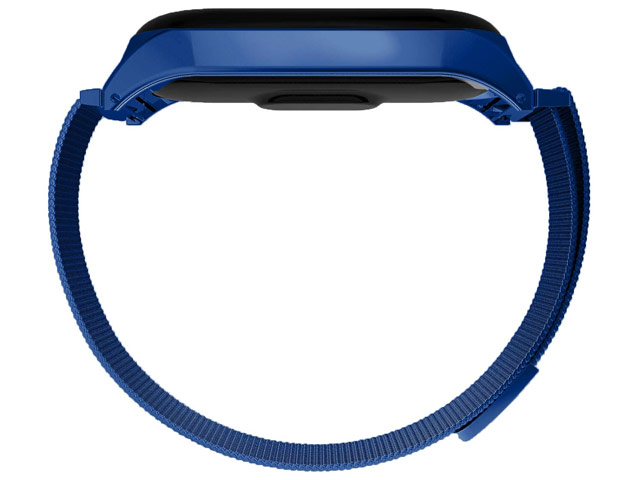 Ремешок для браслета Synapse Milanese Loop для Xiaomi Mi Band 4 (синий, стальной)