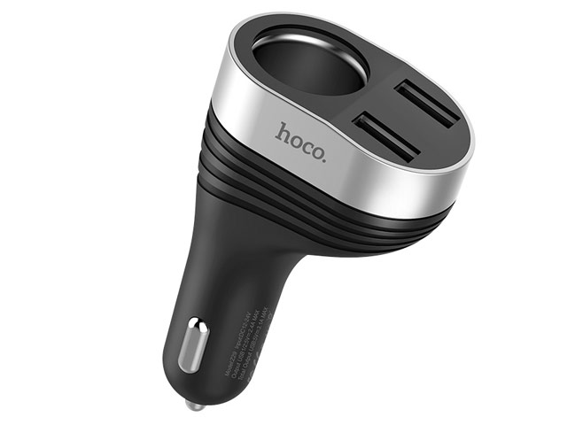 Зарядное устройство Hoco Car Charger Z29 универсальное (автомобильное, 3.1A, 2 x USB, черное)