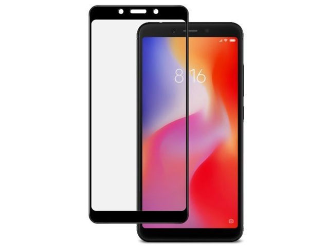 Защитное стекло Yotrix 3D Pro Glass Protector для Xiaomi Redmi 6A (черное)