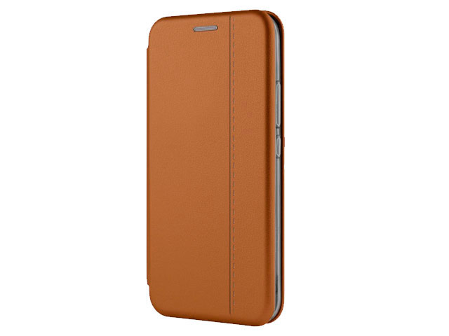 Чехол Yotrix FolioCase для Huawei P30 lite (коричневый, кожаный)