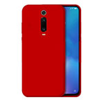 Чехол Yotrix LiquidSilicone для Xiaomi Mi 9T (красный, гелевый)