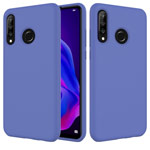 Чехол Yotrix LiquidSilicone для Huawei P30 lite (фиолетовый, гелевый)