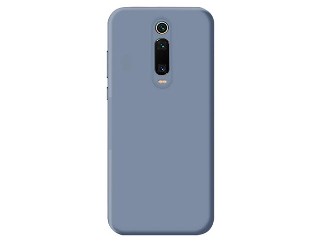 Чехол Yotrix LiquidSilicone для Xiaomi Mi 9T (темно-серый, гелевый)