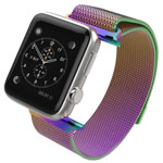 Ремешок для часов Yotrix Milanese Band для Apple Watch 42/44 мм (хамелеон, стальной)