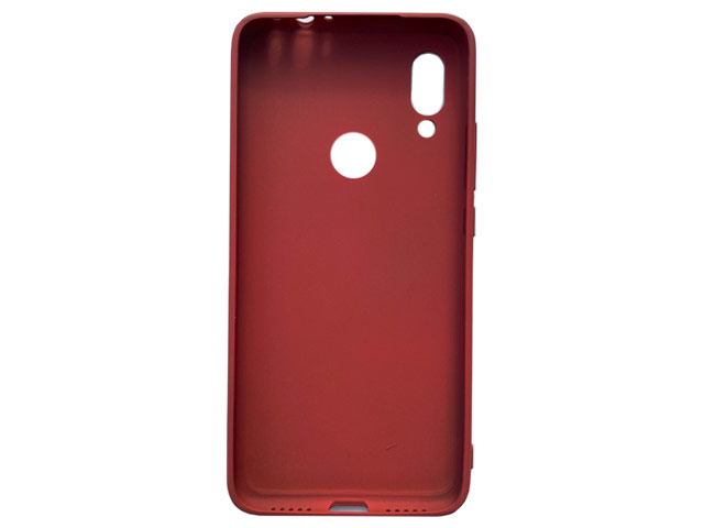 Чехол Yotrix CarbonCase для Xiaomi Redmi 7 (красный, гелевый)