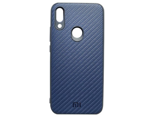 Чехол Yotrix CarbonCase для Xiaomi Redmi 7 (синий, гелевый)