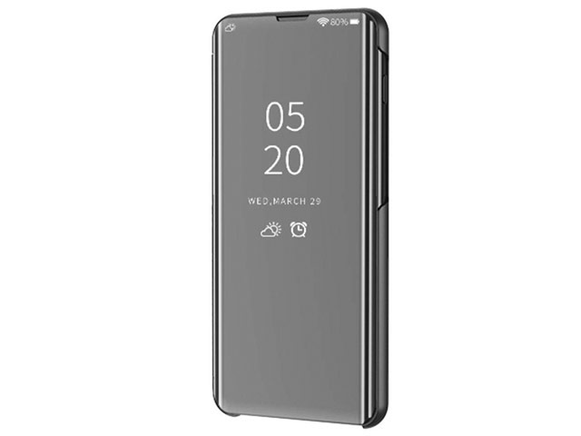 Чехол Yotrix FlipView case для Huawei P30 pro (черный, кожаный)