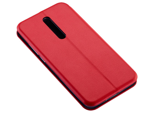 Чехол Yotrix FolioCase для Xiaomi Mi 9T (красный, кожаный)