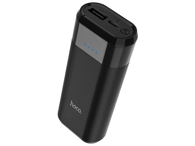 Внешняя батарея hoco Portable Powerbank B35A универсальная (5200 mAh, USB, 1A, черная)