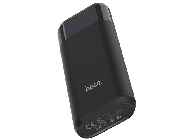 Внешняя батарея hoco Portable Powerbank B35A универсальная (5200 mAh, USB, 1A, черная)