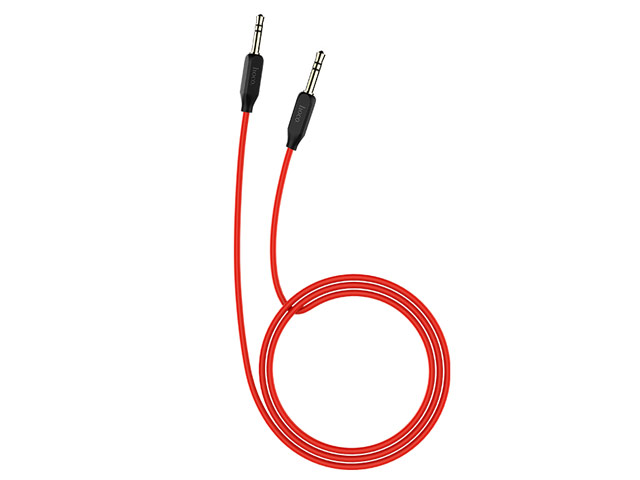 AUX-кабель Hoco Aux Audio cable UPA11 (1 м, разъемы 3.5 мм, красный)