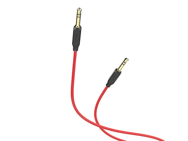AUX-кабель Hoco Aux Audio cable UPA11 (1 м, разъемы 3.5 мм, красный)