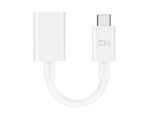 Адаптер Xiaomi ZMI OTG Adapter универсальный (USB Type C-USB 3.0, белый)