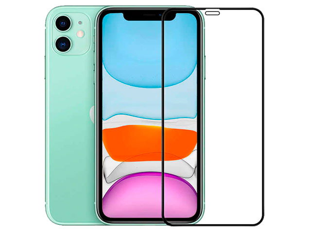 Защитное стекло Totu Anti Dust Glass HD для Apple iPhone 11 (черное)