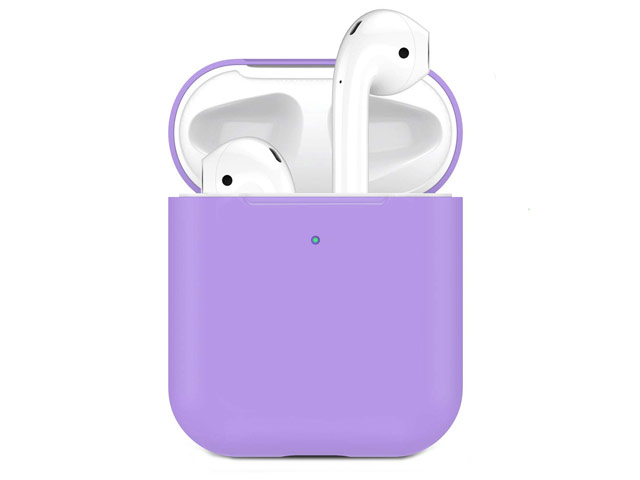 Чехол Synapse Protection Case для Apple AirPods (сиреневый, силиконовый)