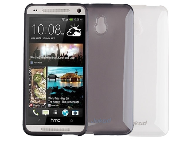 Чехол Jekod Soft case для HTC One mini 601e (HTC M4) (белый, гелевый)