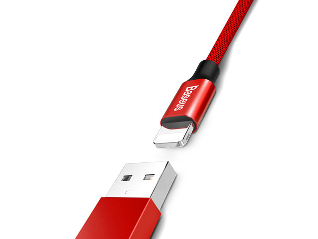 USB-кабель Baseus Yiven Cable (Lightning, красный, 1.2 м, 3A)