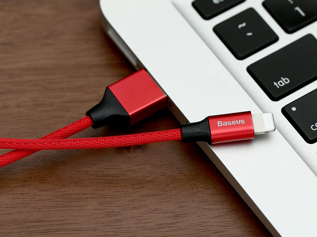 USB-кабель Baseus Yiven Cable (Lightning, красный, 1.2 м, 3A)