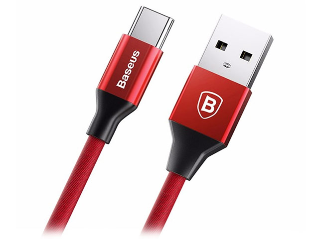 USB-кабель Baseus Yiven Cable (USB Type C, красный, 1.2 м, 3A)