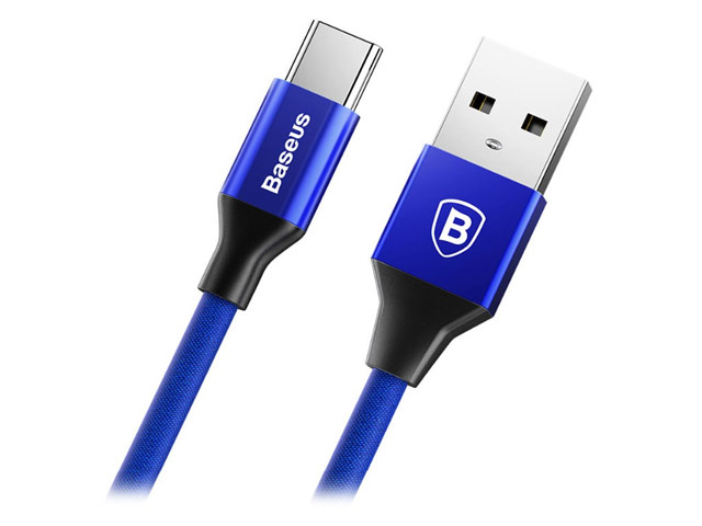 USB-кабель Baseus Yiven Cable (USB Type C, синий, 1.2 м, 3A)