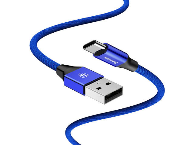 USB-кабель Baseus Yiven Cable (USB Type C, синий, 1.2 м, 3A)