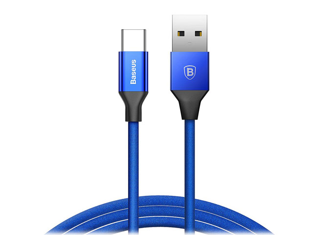 USB-кабель Baseus Yiven Cable (USB Type C, синий, 1.2 м, 3A)