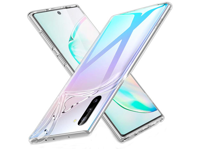 Чехол Yotrix UltrathinCase для Samsung Galaxy Note 10 plus (прозрачный, гелевый)