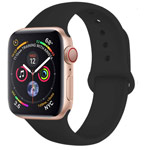 Ремешок для часов Yotrix Silicone Band для Apple Watch 42/44 мм (черный, силиконовый)