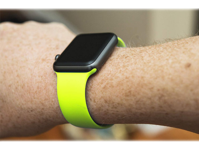 Ремешок для часов Yotrix Silicone Band для Apple Watch 42/44 мм (желтый, силиконовый)