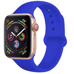 Ремешок для часов Yotrix Silicone Band для Apple Watch 42/44 мм (синий, силиконовый)