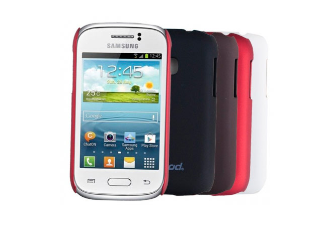 Чехол Jekod Hard case для Samsung Galaxy Young S6310 (черный, пластиковый)