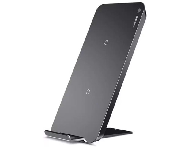 Беспроводное зарядное устройство Baseus Stand Wireless Charger (черное, Fast Charge, стандарт QI)