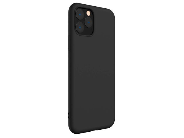 Чехол Yotrix SoftCase для Apple iPhone 11 pro (черный, гелевый)