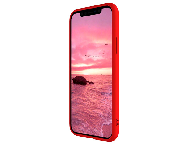 Чехол Yotrix SoftCase для Apple iPhone 11 pro (красный, гелевый)