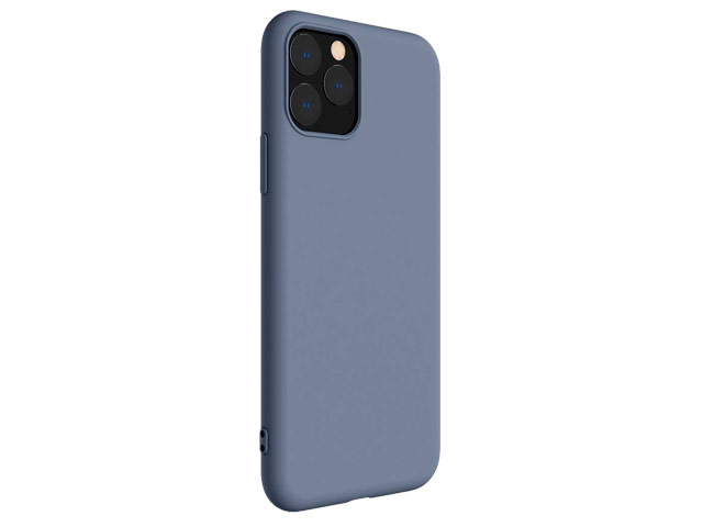Чехол Yotrix SoftCase для Apple iPhone 11 pro (голубой, гелевый)