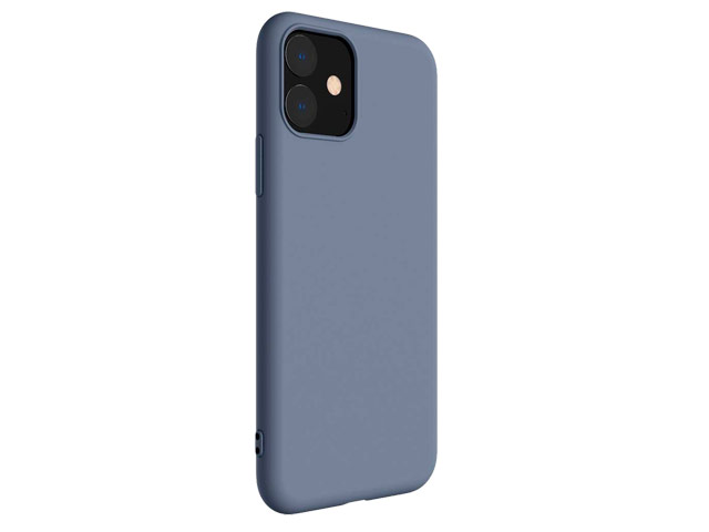 Чехол Yotrix SoftCase для Apple iPhone 11 (голубой, гелевый)