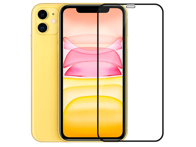 Защитное стекло Yotrix 3D Pro Glass Protector для Apple iPhone 11 (черное)