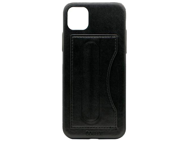 Чехол Coblue Creative Case для Apple iPhone 11 pro (черный, кожаный)